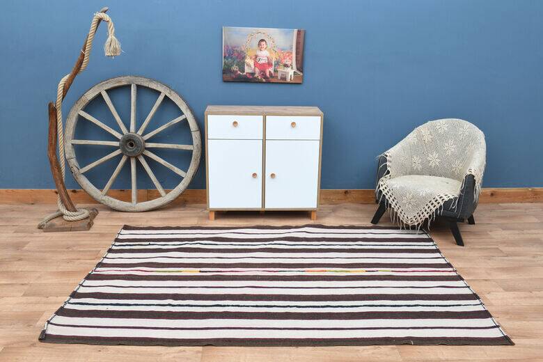Flatweave Striped Rug