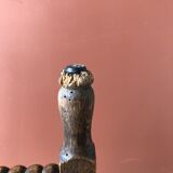 Side table in turned wood