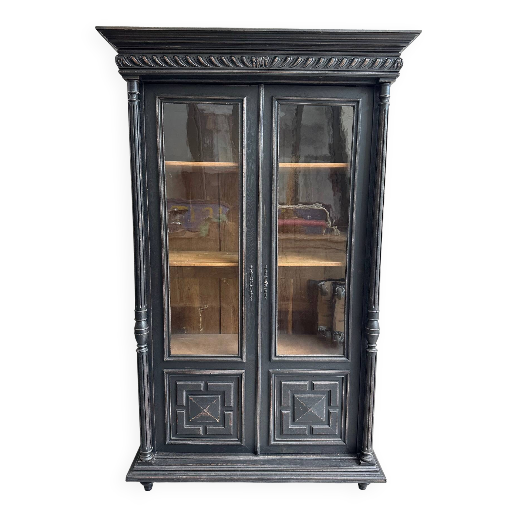 Patinated library, late 19th century