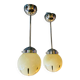 Art deco pendant lamp set, 1930s