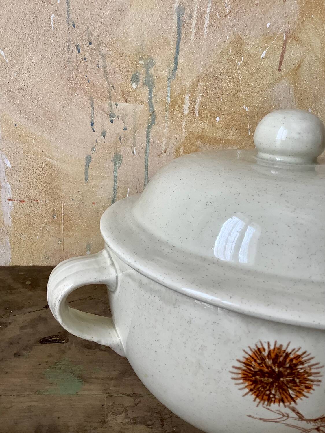 Sarreguemines thistle tureen