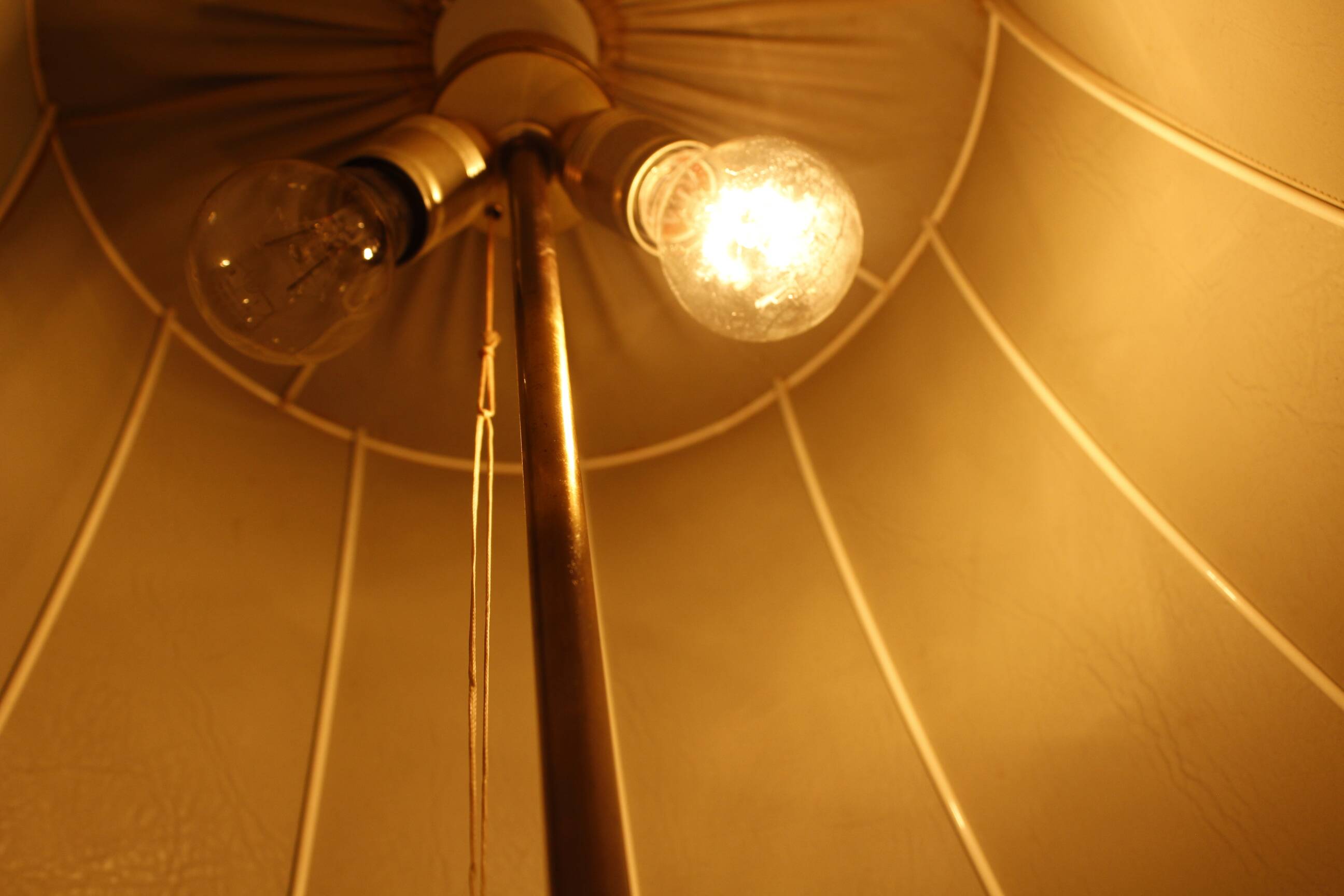 Large, Old World Brass Lamp, Germany 1950s