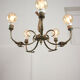 Art-deco brass chandelier, 1930s