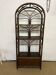 Vintage rattan and bamboo bookcase