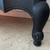 Buffet antique en bois peint en noir