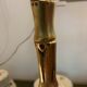 Bamboo bronze  lamp 1950