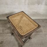 Rattan folding table