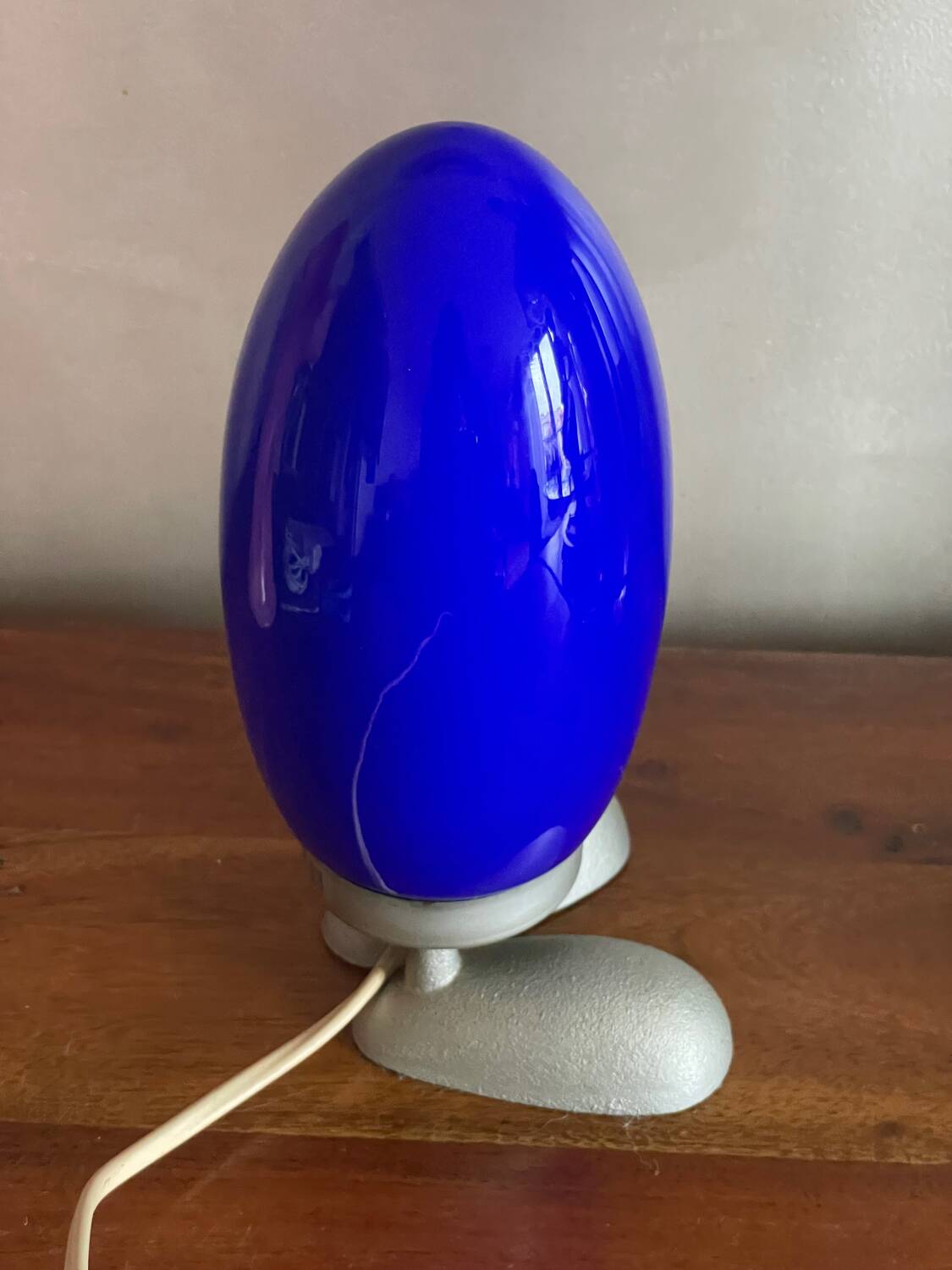 Vintage egg floor lamp