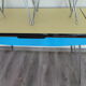 Table et 4 chaises en formica avec pieds eiffels vintage Sif
