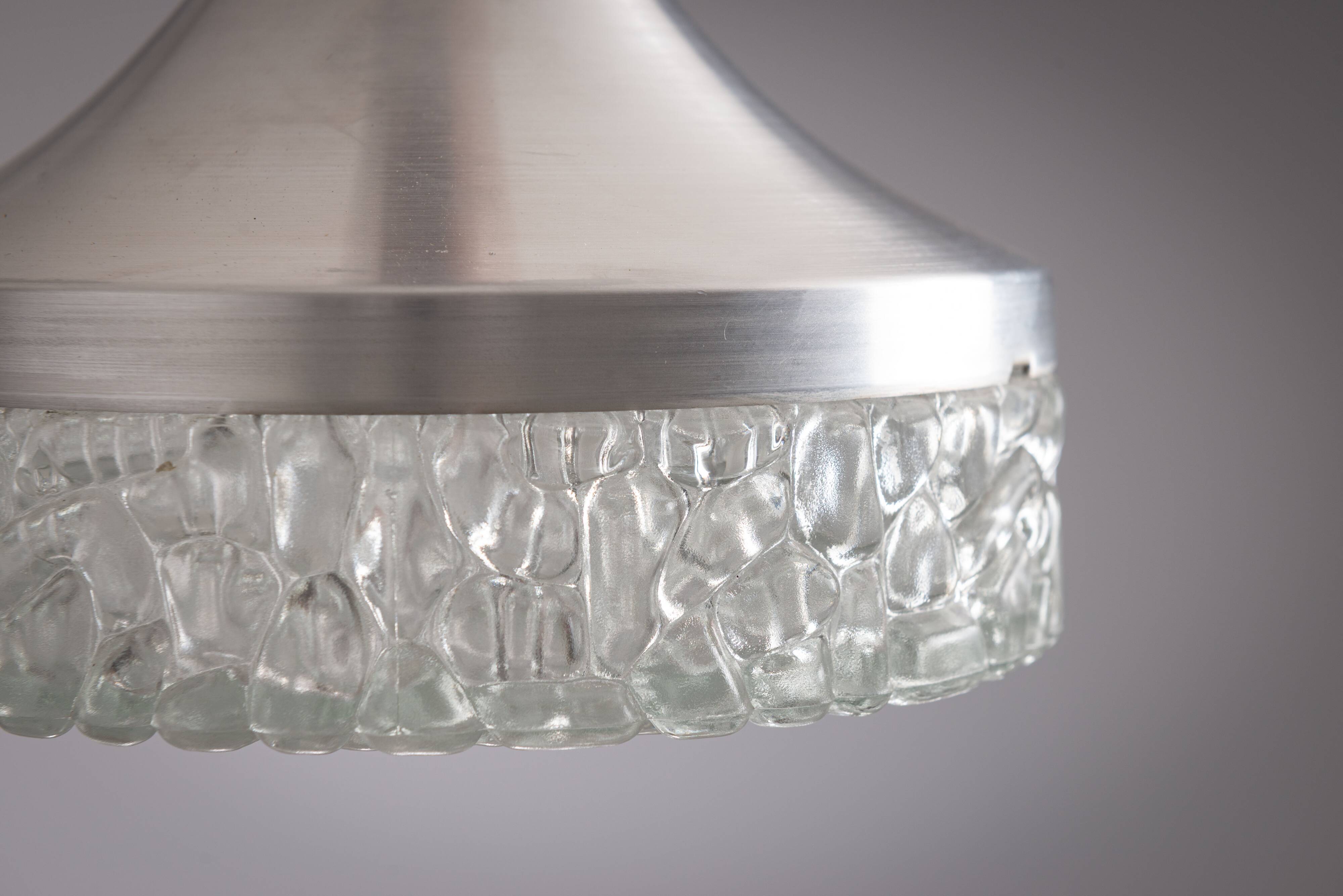 Sölken Leuchten pendant in aluminium and wood