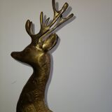 Cerf en laiton