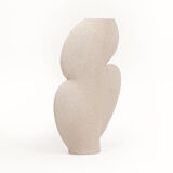Ceramic vase 'ellipse n°1- white'