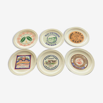 Set de 6 assiettes à fromage personnalisées