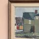 Original Swedish Oil on Canvas – “Sage House” by Gustav‑Adolf Johansson – Signed – Vintage & Framed