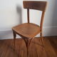 Chaise bistrot en bois clair