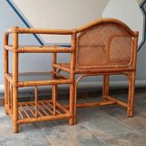 Furniture phone bamboo rattan and wicker