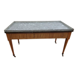 Louis XVI style cherry wood coffee table