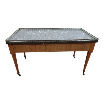 Table basse en merisier style Louis XVI