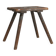 Industrial wooden French painters stool with rich patina from the 1930s