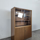 Vitrine des années 70 en teck