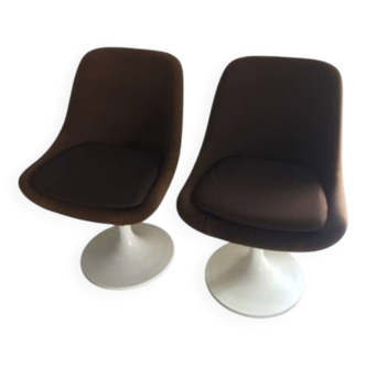 paire de chaises tulipes