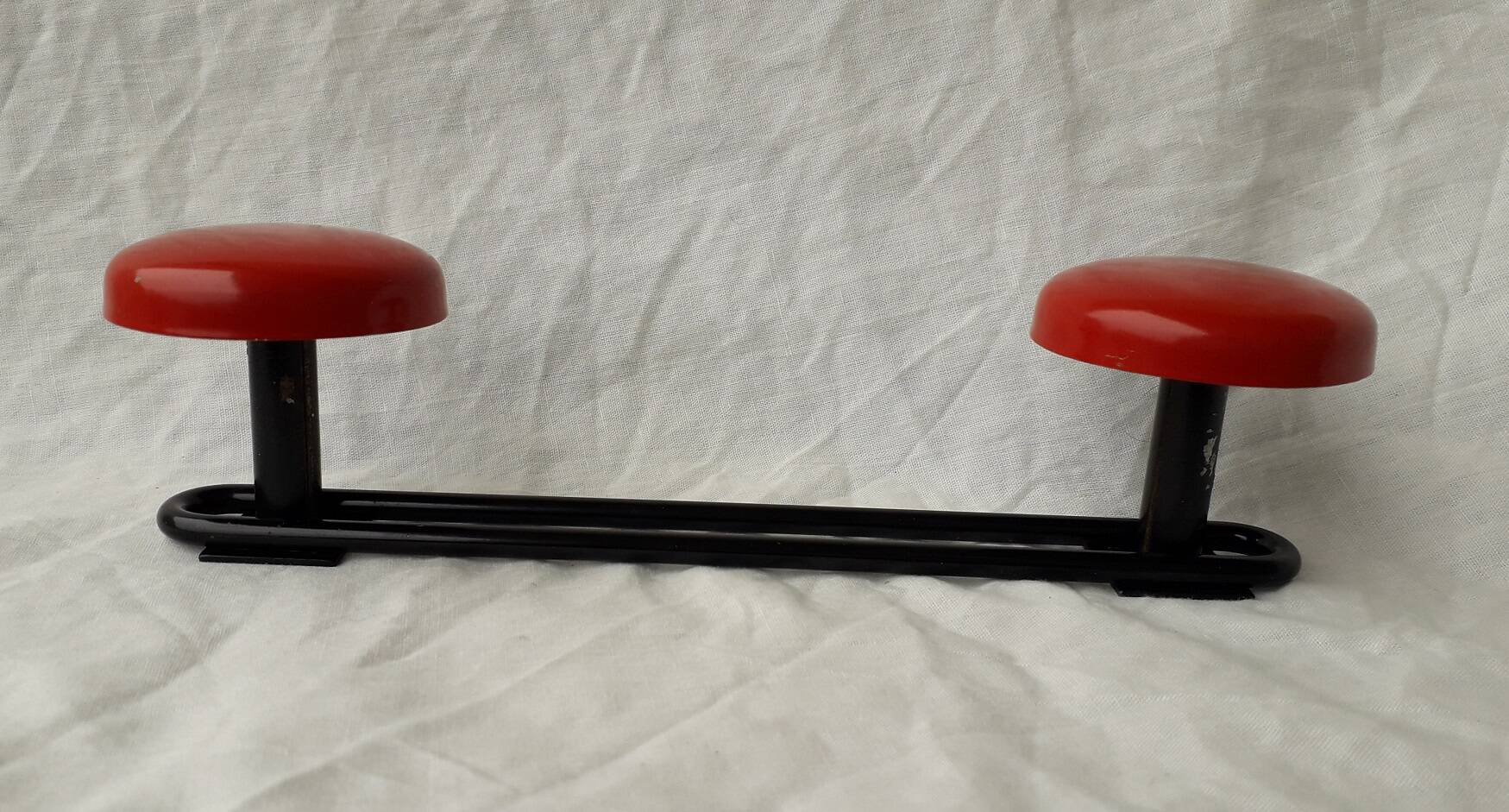 Red coat rack