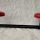Red coat rack