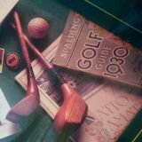 Golf I frame, art print on paper by "Mr. Harrison"