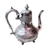 Silver metal teapot