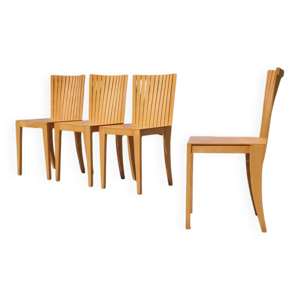 Lot 4 chaises salle - design