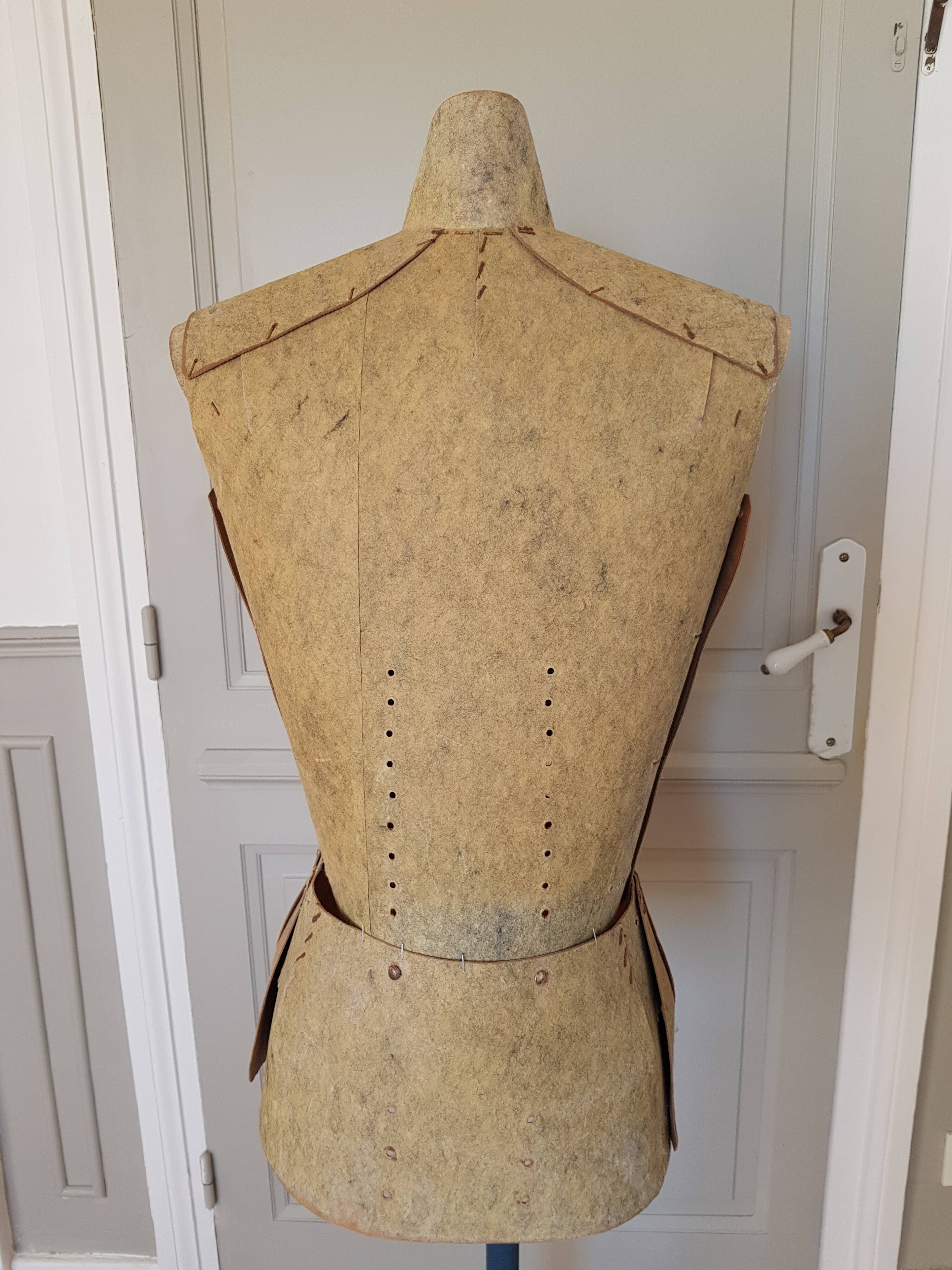 Old couture mannequin