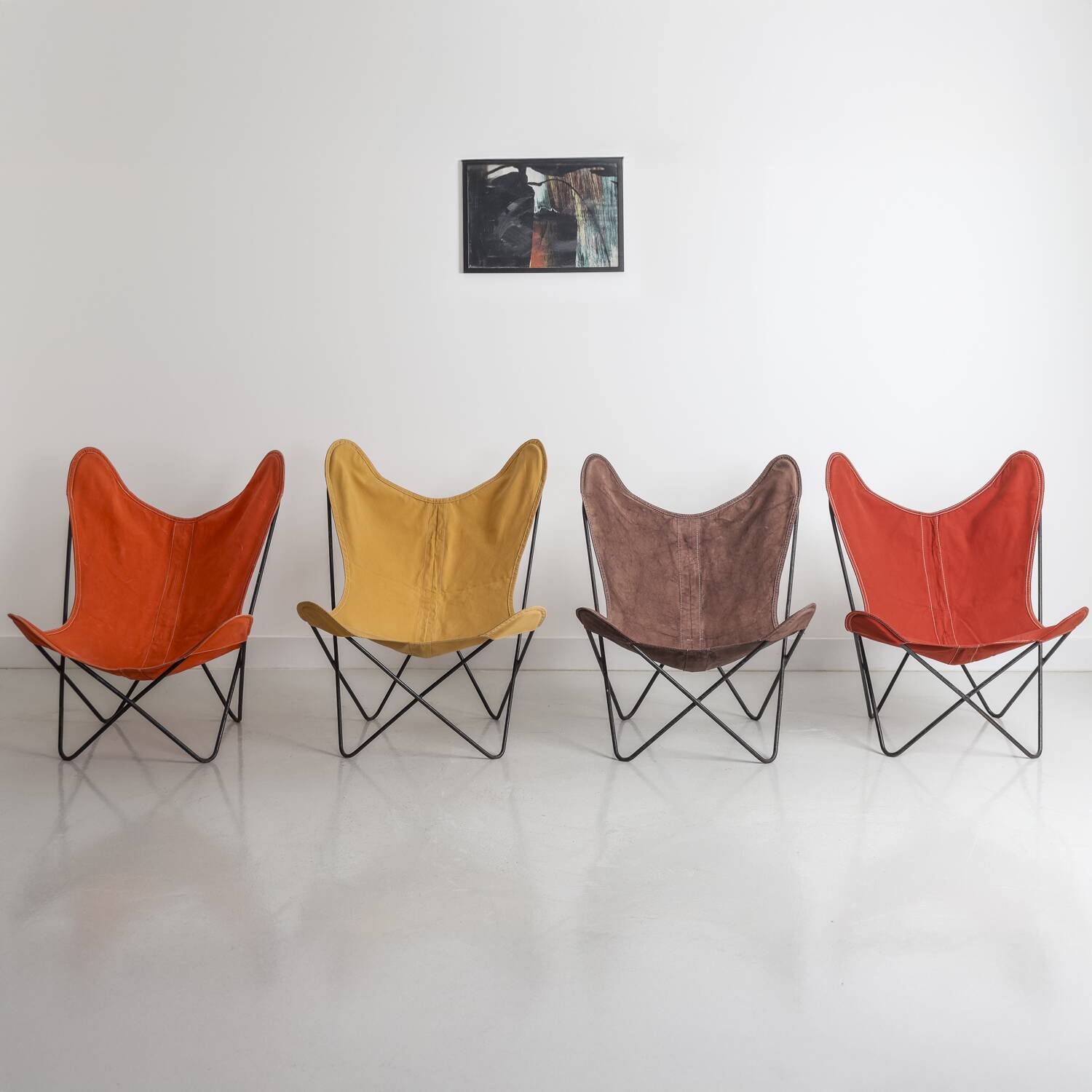 Set of 4 AA Airborne armchairs, circa 1960