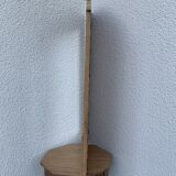 Art Deco mirror bevelled raw oak 1930