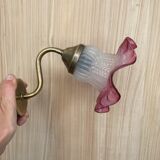 Pink tulip wall lamp
