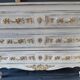 Louis XV style royal chest of drawers patinated