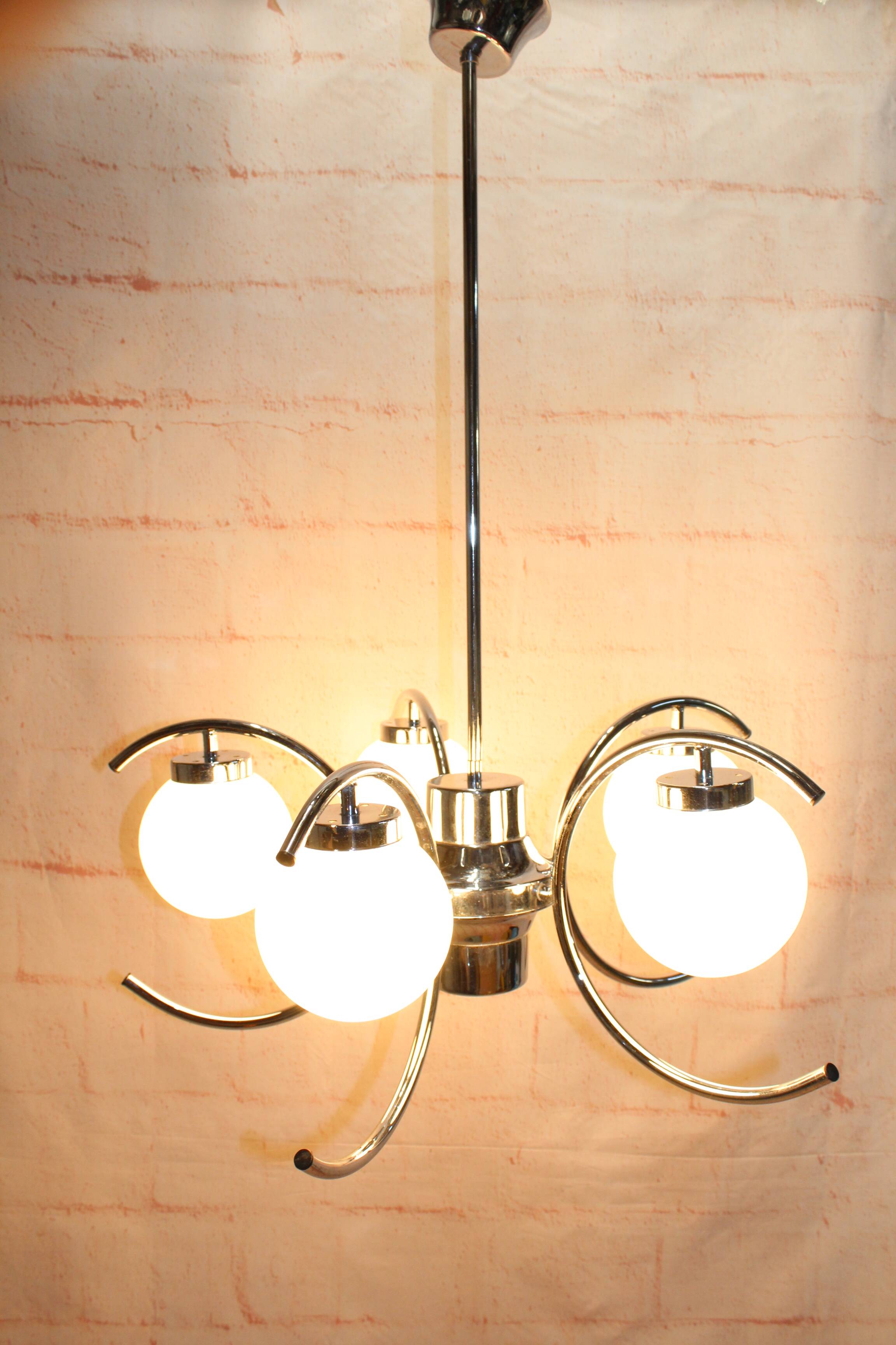 vintage chandelier design 70 space age