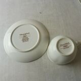 Old cups and under cups, Tulip, ceramic, Villeroy & Boch