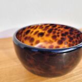 Leopard glass empty pocket bowl