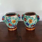 Paire de vases à oreilles Cerart Monaco 1950/1960