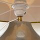 Table lamp lampshade vintage fabric Sirius pattern