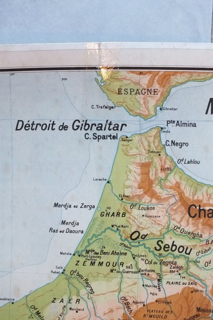 School Vidal-Lablache n ° 44 Morocco map