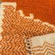 Handmade pure wool rug, size 2/3 m.
