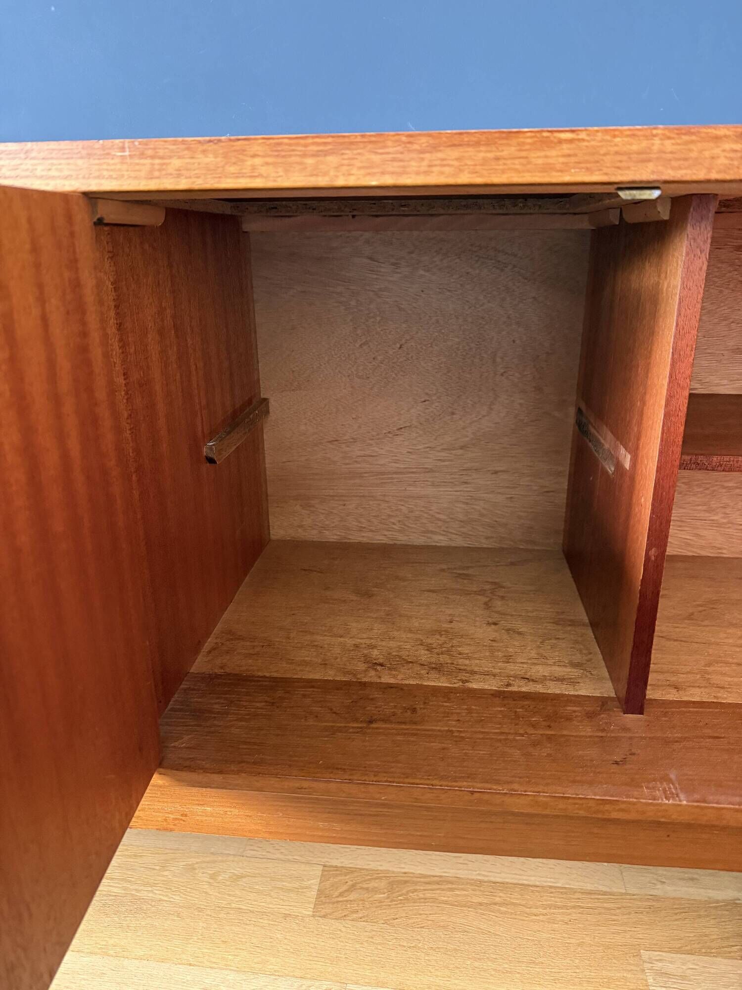 Vintage Scandinavian teak enfilade from the 1960s.