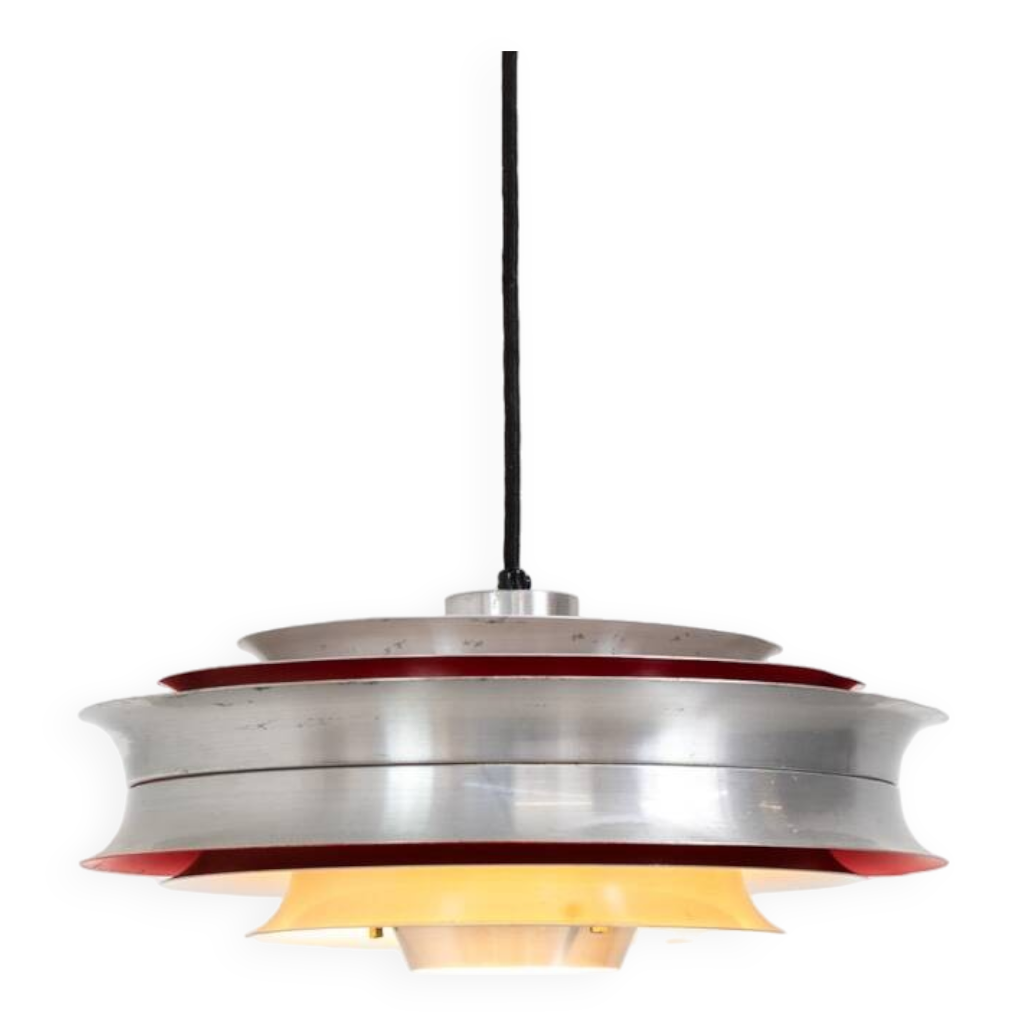 Luminaire suspendu « Trava » de Carl Thore pour Granhaga (Suède - années 1960).