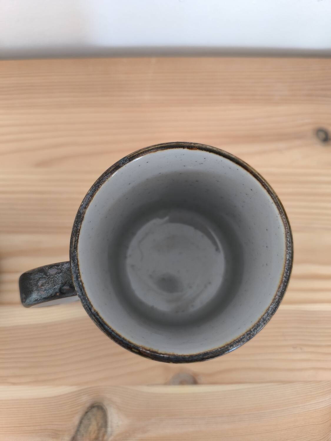 Pair of glazed stoneware mugs 1970