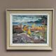 Swedish Oil On Panel "Autumn landscape" by J. Woxberg