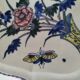 Desvres faience plate – Decoration on both sides – Circa 1890-1910