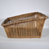 Panier en rotin 1960