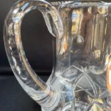 Bohemian - Water broc or orangeade (1) - Crystal blown and cut
