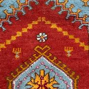 Tapis Ushak turc du milieu du siècle 144x82cm